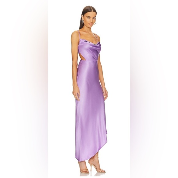 Michael Costello x REVOLVE Cassie Midi Dress in Purple - Picture 2 of 15